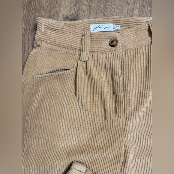 PETAL + PUP - KHAKI CORDUROY TROUSER PANTS SIZE 4 (FITS XS-S) - Picture 3 of 4